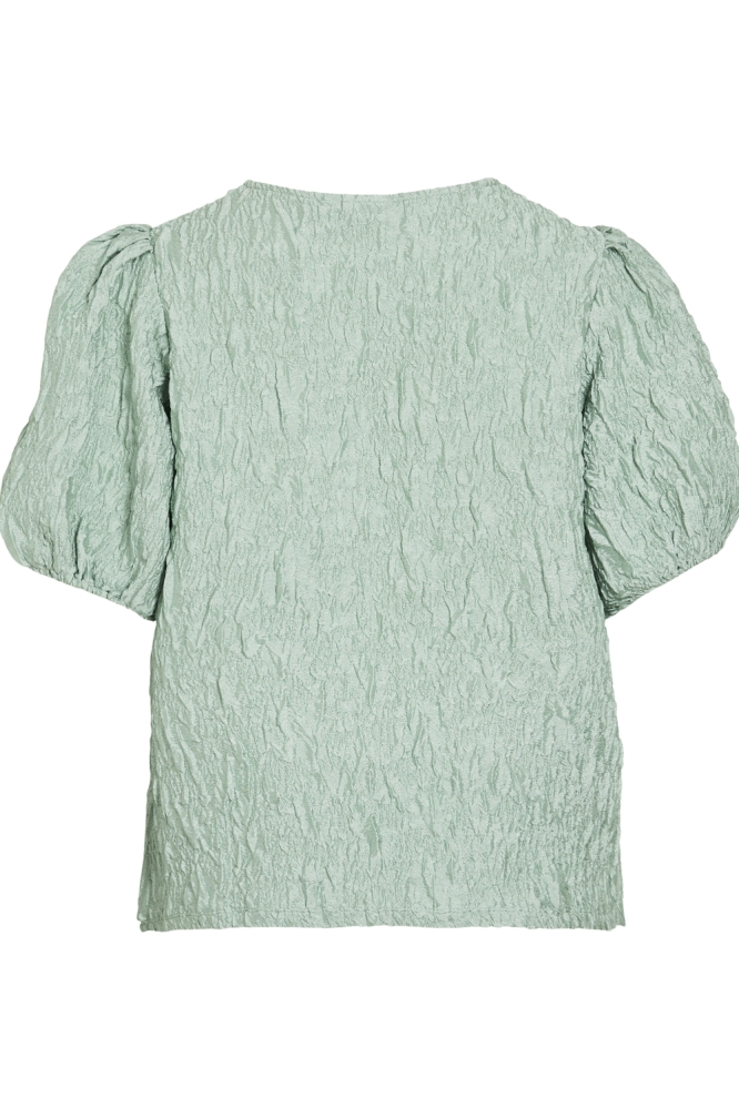 VISOPHIA O-NECK 2/4 TOP/DC 14104020 SILT GREEN